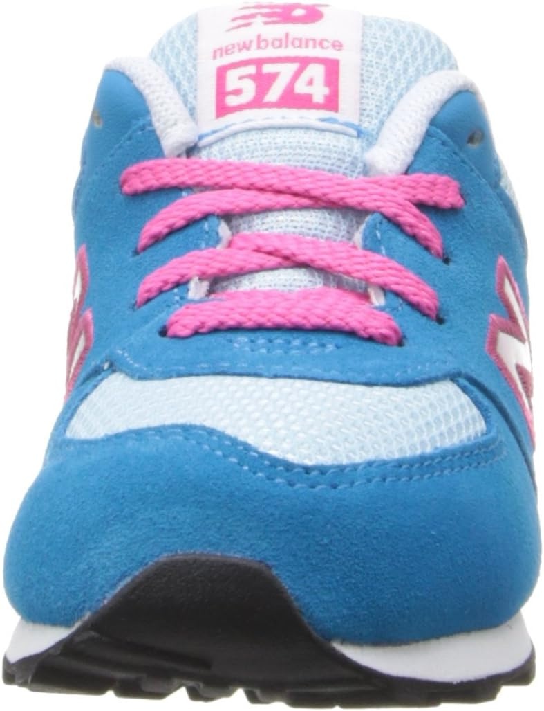 image:imageNew Balance Kids 574 V1 LaceUp Sneakers Casual ShoesBluePink
