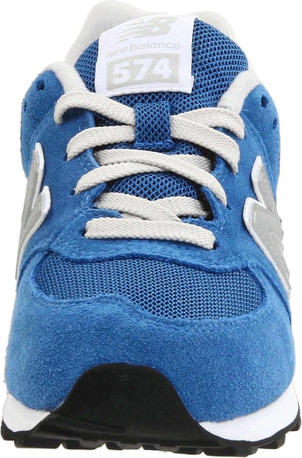 image:imageNew Balance Kids 574 V1 LaceUp Sneakers Casual ShoesBlueSilver