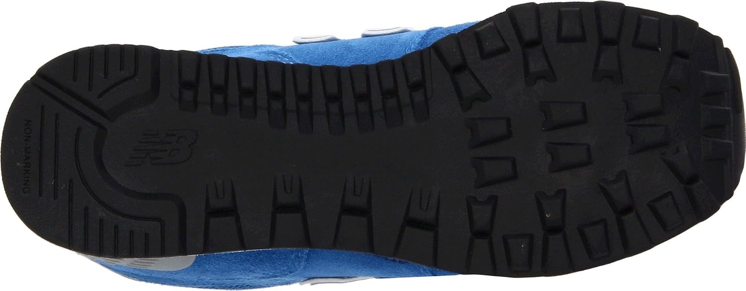 image:imageNew Balance Kids 574 V1 LaceUp Sneakers Casual ShoesBlueSilver