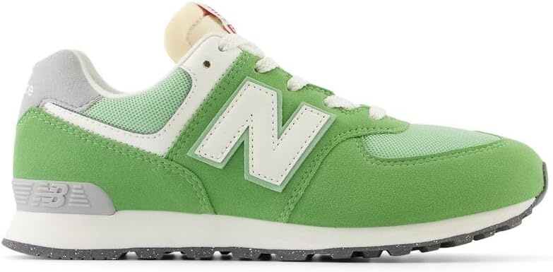 image:imageNew Balance Kids 574 V1 LaceUp Sneakers Casual ShoesChiveWhite