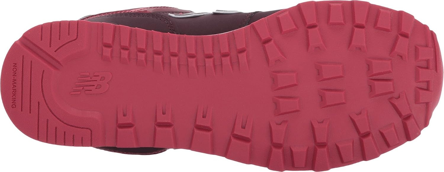 image:imageNew Balance Kids 574 V1 LaceUp Sneakers Casual ShoesDark PinkRed