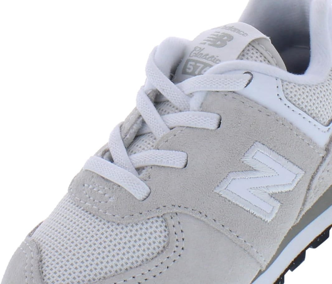 image:imageNew Balance Kids 574 V1 LaceUp Sneakers Casual ShoesGreyBright Whitegrey