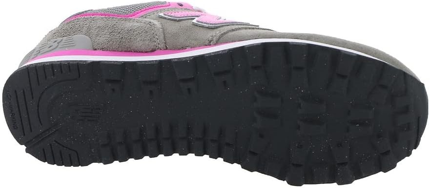 image:imageNew Balance Kids 574 V1 LaceUp Sneakers Casual ShoesGreyPink
