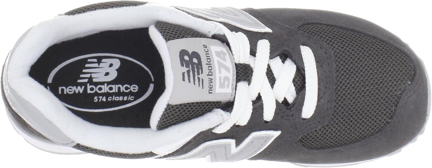 image:imageNew Balance Kids 574 V1 LaceUp Sneakers Casual ShoesGreySilver