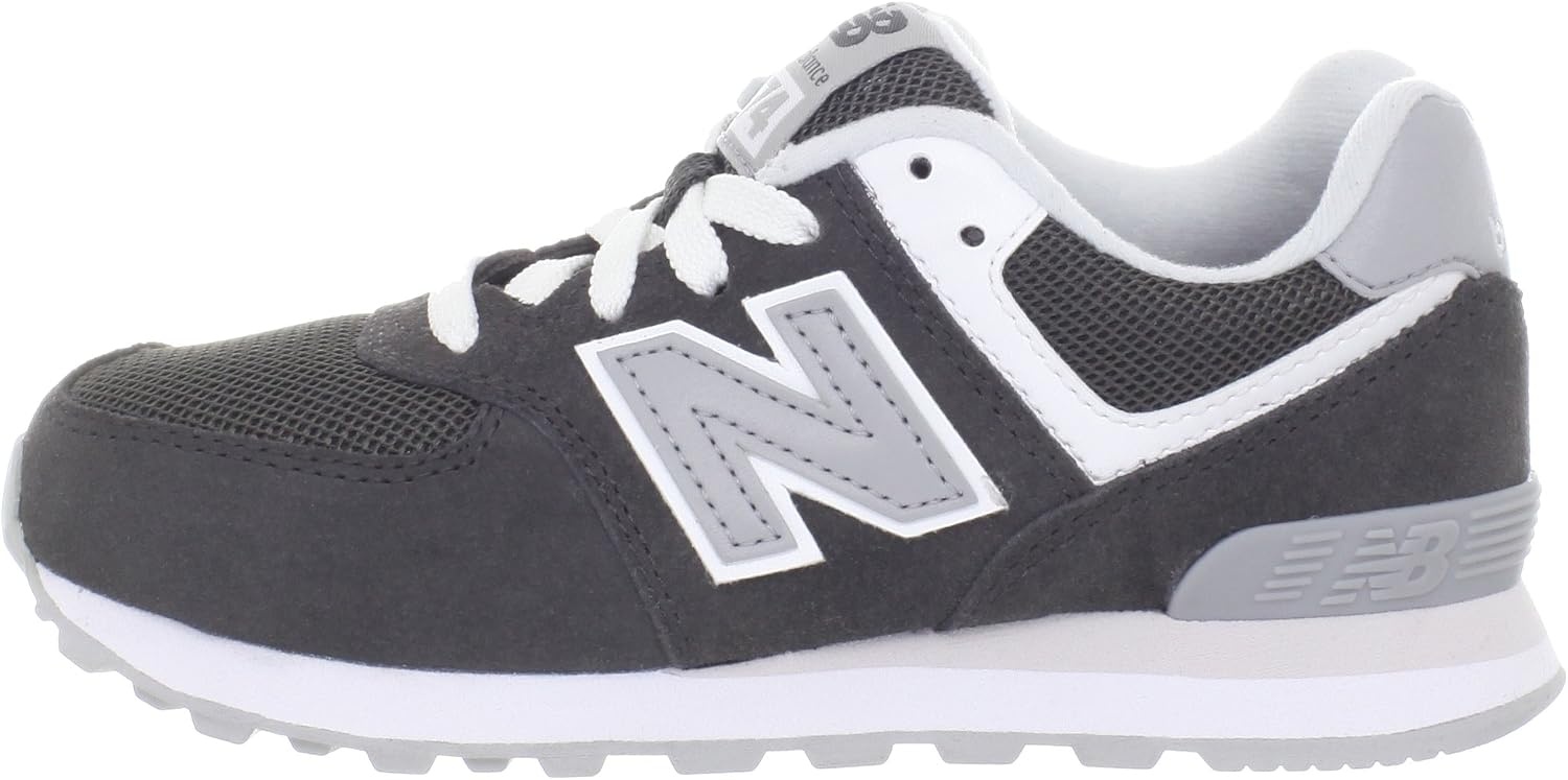 image:imageNew Balance Kids 574 V1 LaceUp Sneakers Casual ShoesGreySilver