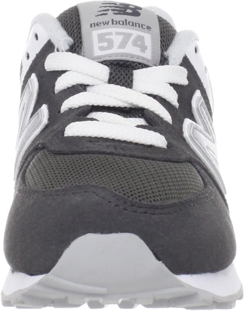 image:imageNew Balance Kids 574 V1 LaceUp Sneakers Casual ShoesGreySilver