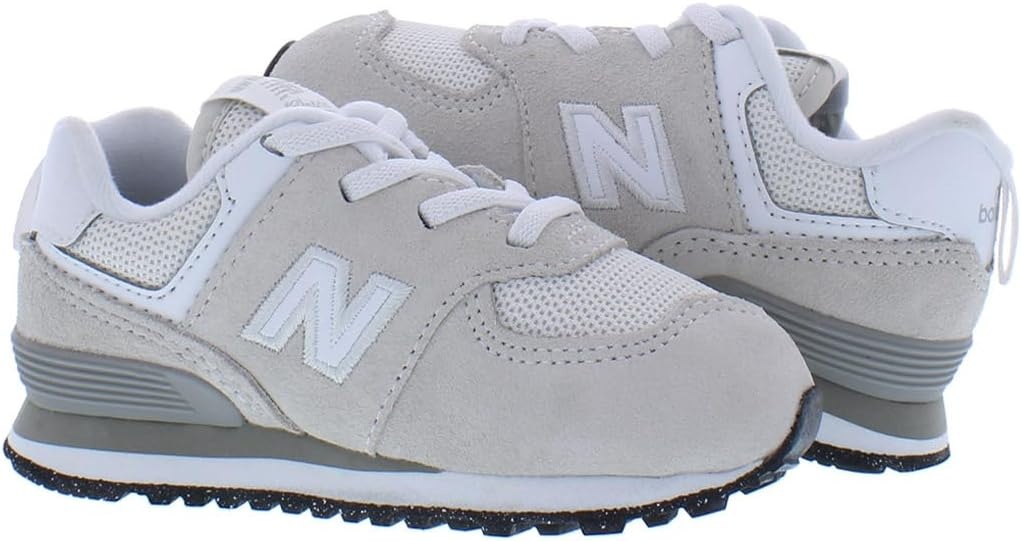 image:imageNew Balance Kids 574 V1 LaceUp Sneakers Casual ShoesGreyWhitegrey