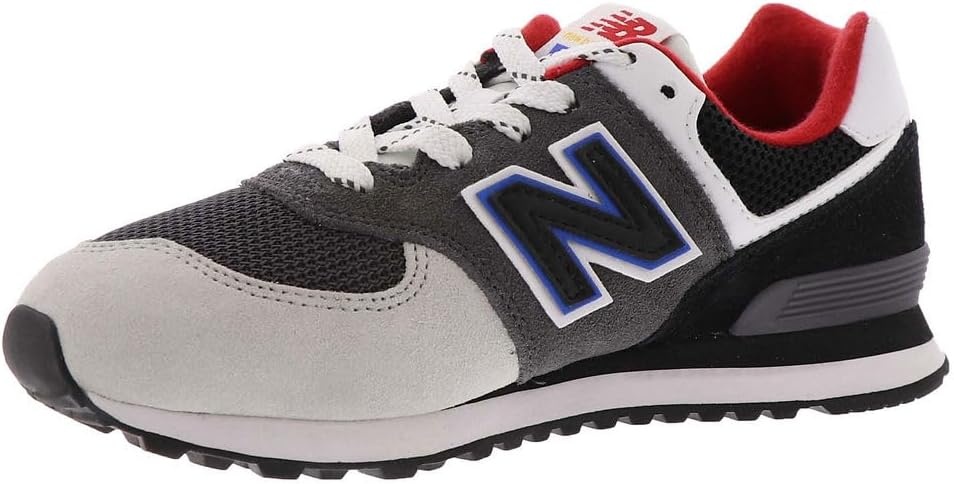 image:imageNew Balance Kids 574 V1 LaceUp Sneakers Casual ShoesMagnetSerene Blue