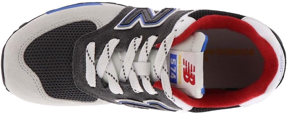 image:imageNew Balance Kids 574 V1 LaceUp Sneakers Casual ShoesMagnetSerene Blue