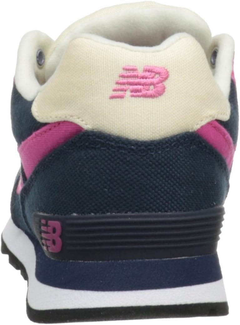 image:imageNew Balance Kids 574 V1 LaceUp Sneakers Casual ShoesNavyPink