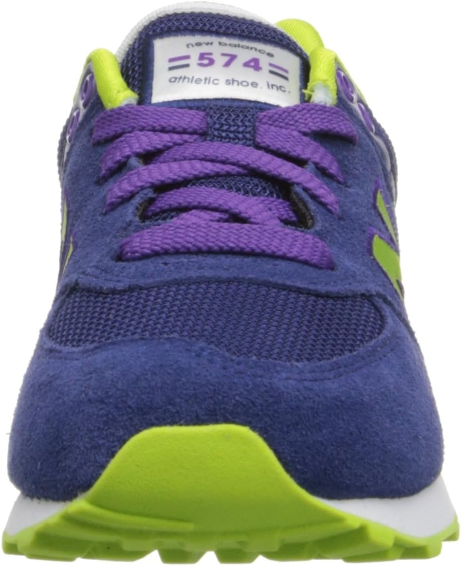 image:imageNew Balance Kids 574 V1 LaceUp Sneakers Casual ShoesNavyPurple
