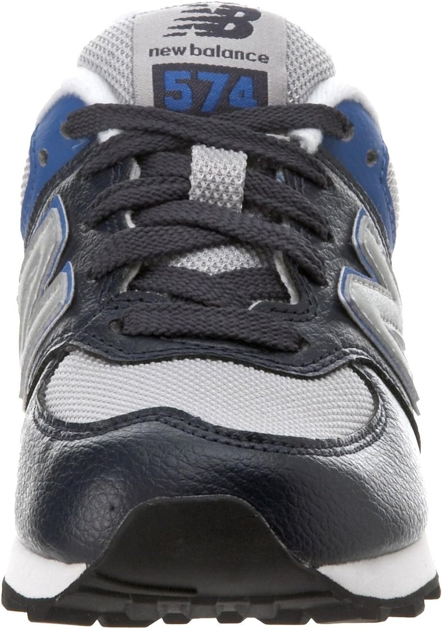 image:imageNew Balance Kids 574 V1 LaceUp Sneakers Casual ShoesNavyRoyal Blue