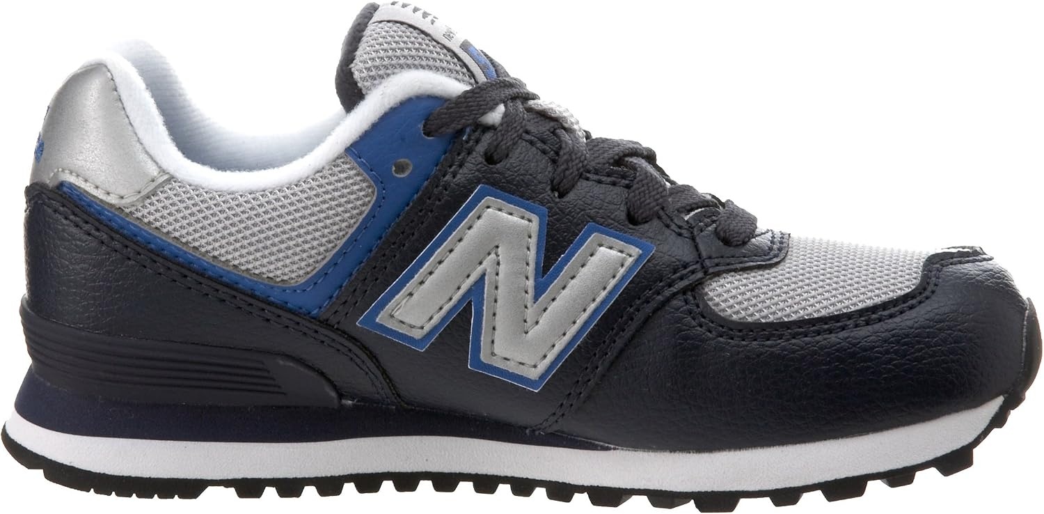 image:imageNew Balance Kids 574 V1 LaceUp Sneakers Casual ShoesNavyRoyal Blue