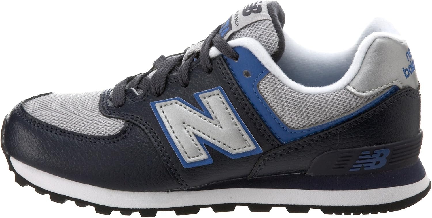 image:imageNew Balance Kids 574 V1 LaceUp Sneakers Casual ShoesNavyRoyal Blue
