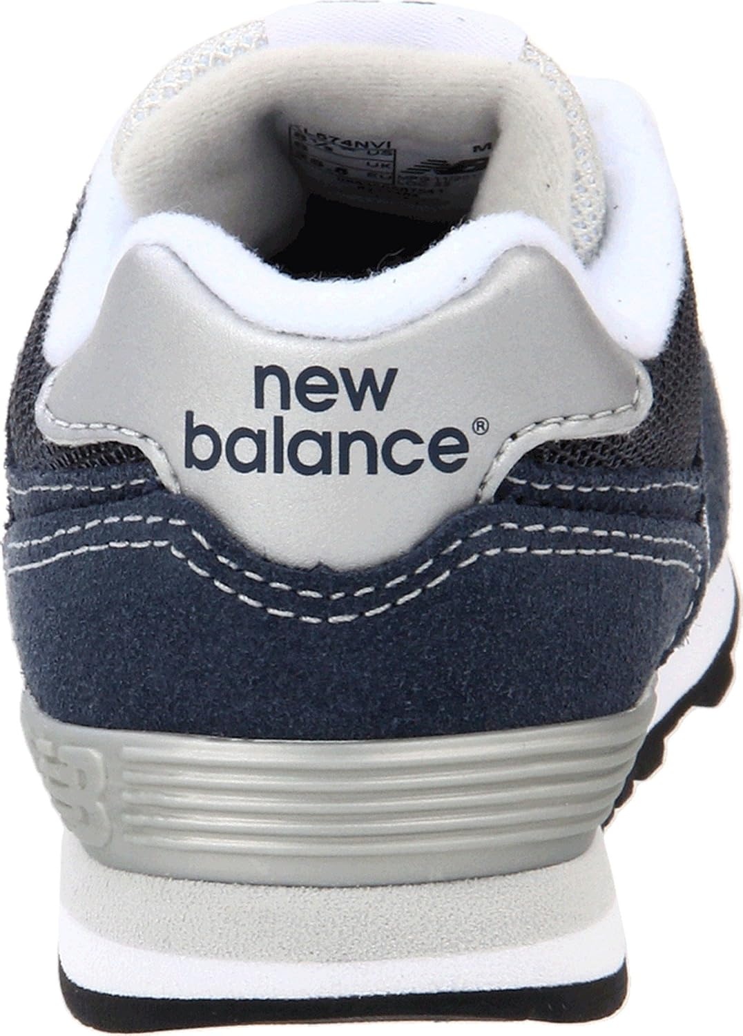 image:imageNew Balance Kids 574 V1 LaceUp Sneakers Casual ShoesNavySilver