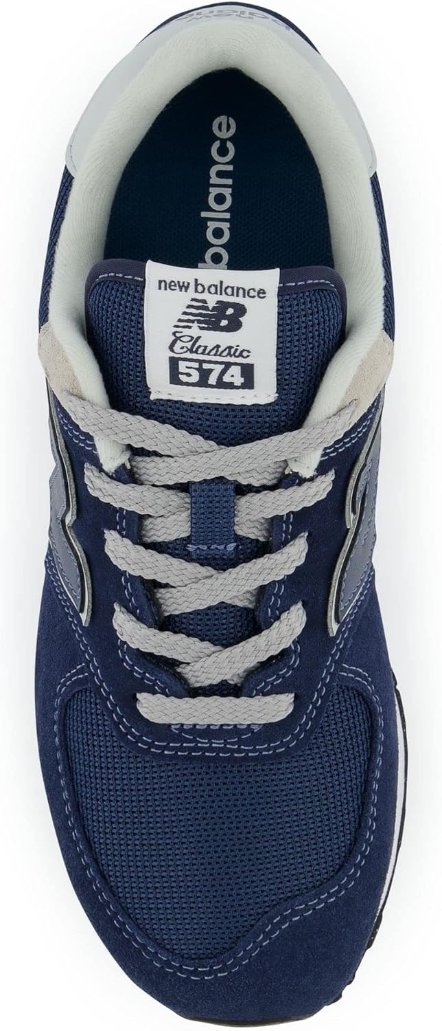 image:imageNew Balance Kids 574 V1 LaceUp Sneakers Casual ShoesNavyWhite
