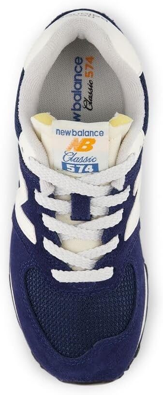 image:imageNew Balance Kids 574 V1 LaceUp Sneakers Casual ShoesNb NavyBlast Red