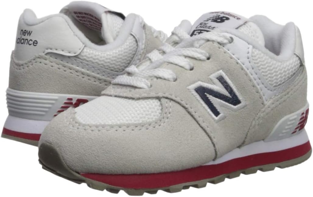 image:imageNew Balance Kids 574 V1 LaceUp Sneakers Casual ShoesNimbus CloudNavy