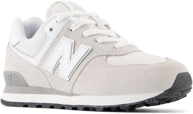 image:imageNew Balance Kids 574 V1 LaceUp Sneakers Casual ShoesNimbus CloudWhite