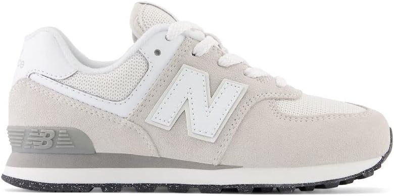 image:imageNew Balance Kids 574 V1 LaceUp Sneakers Casual ShoesNimbus CloudWhite