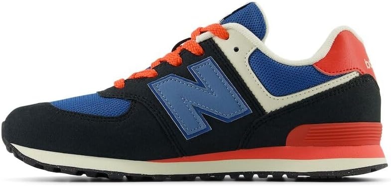image:imageNew Balance Kids 574 V1 LaceUp Sneakers Casual ShoesPhantomBlast Red
