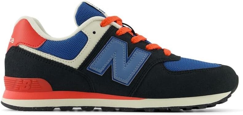 image:imageNew Balance Kids 574 V1 LaceUp Sneakers Casual ShoesPhantomBlast Red