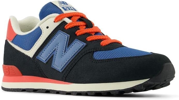 image:imageNew Balance Kids 574 V1 LaceUp Sneakers Casual ShoesPhantomBlast Red