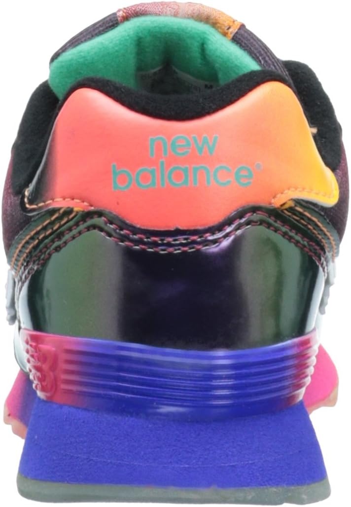 image:imageNew Balance Kids 574 V1 LaceUp Sneakers Casual ShoesRainbowBlack