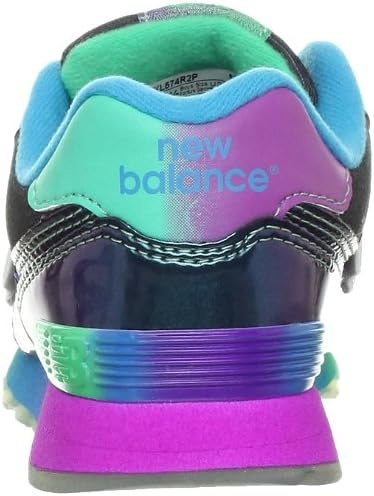 image:imageNew Balance Kids 574 V1 LaceUp Sneakers Casual ShoesRainbowNavy