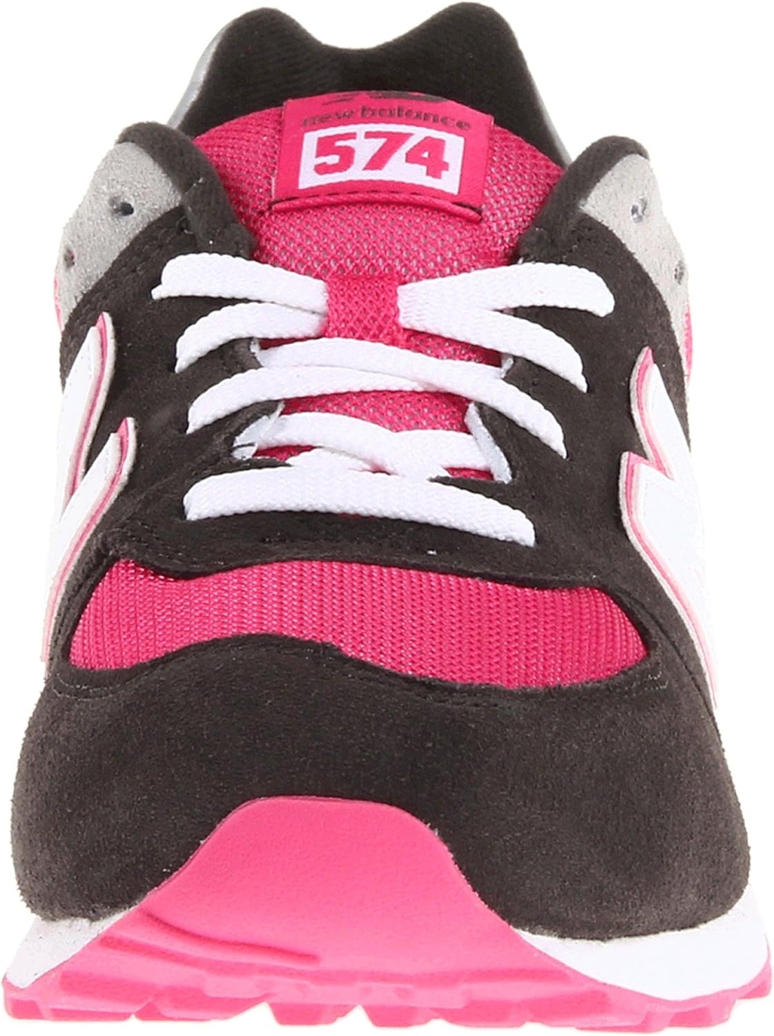 image:imageNew Balance Kids 574 V1 LaceUp Sneakers Casual ShoesRavenpink