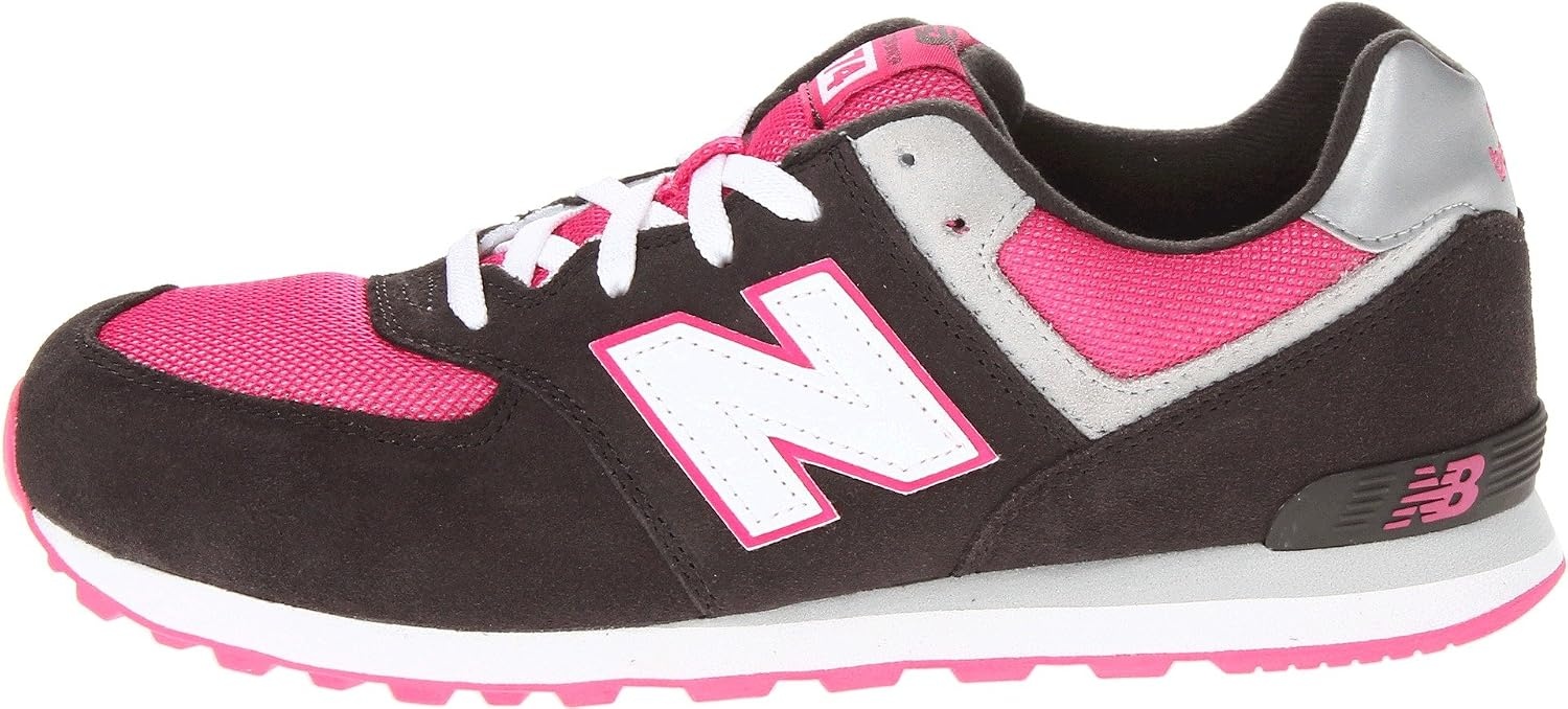 image:imageNew Balance Kids 574 V1 LaceUp Sneakers Casual ShoesRavenpink