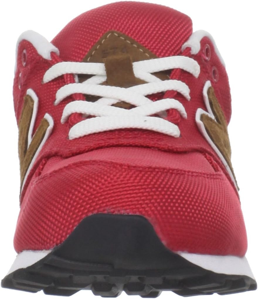 image:imageNew Balance Kids 574 V1 LaceUp Sneakers Casual ShoesRedBrown