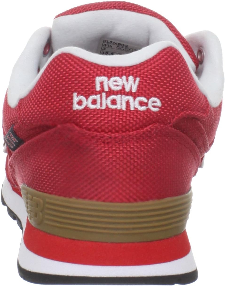 image:imageNew Balance Kids 574 V1 LaceUp Sneakers Casual ShoesRedBrown