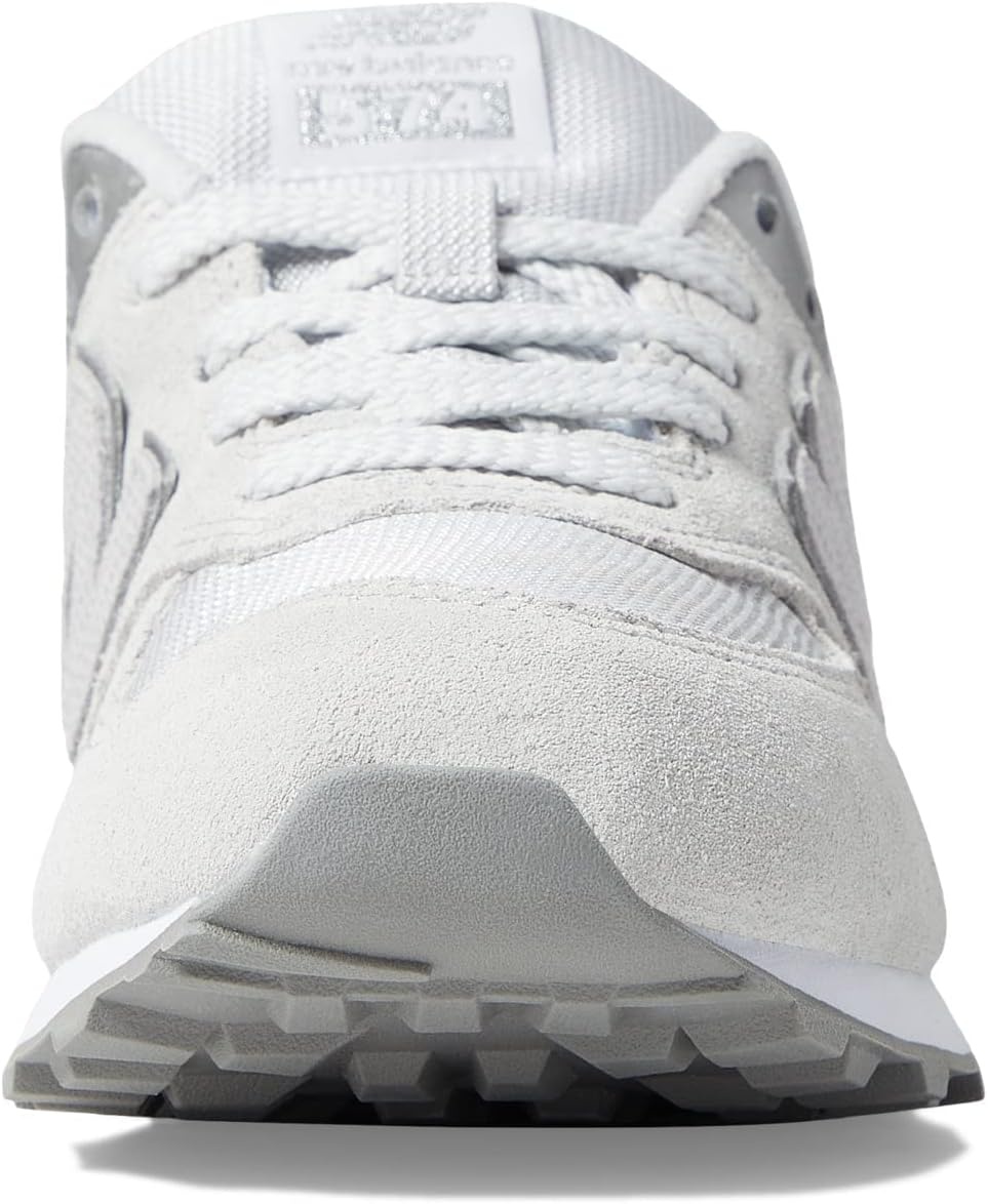 image:imageNew Balance Kids 574 V1 LaceUp Sneakers Casual ShoesSummer FogSilver Metallic