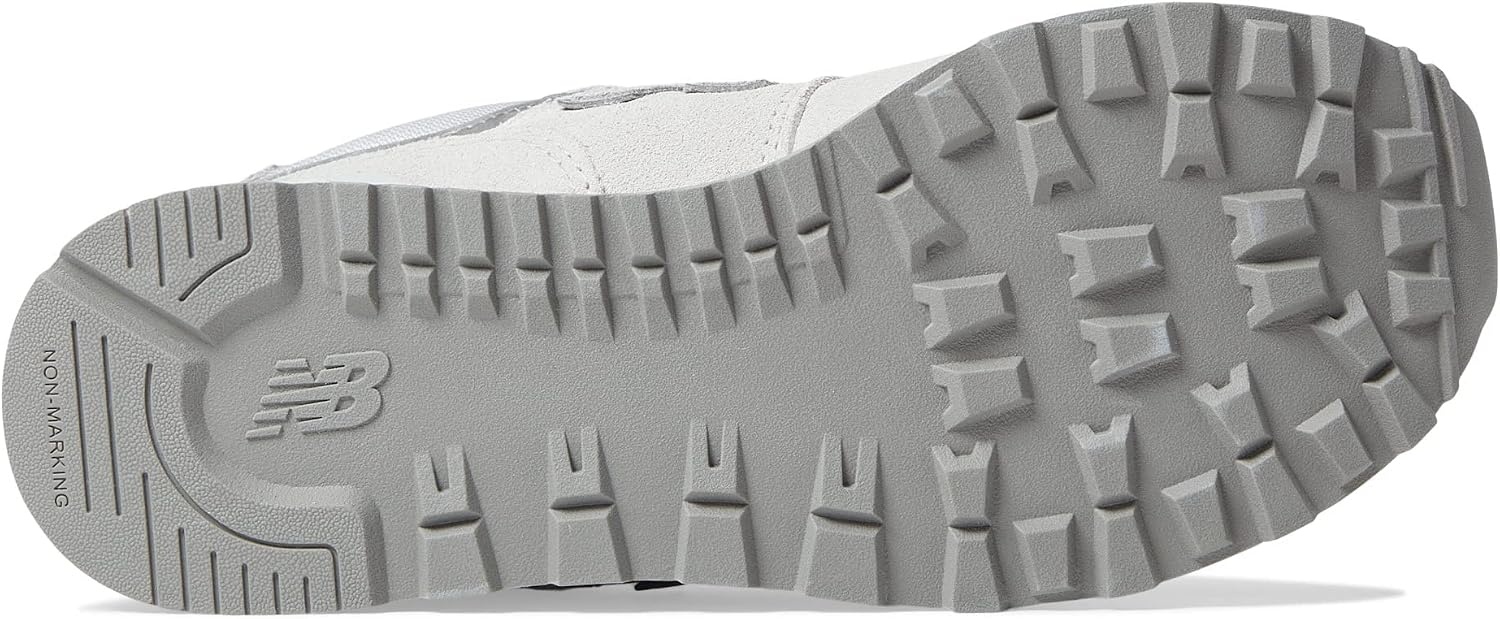 image:imageNew Balance Kids 574 V1 LaceUp Sneakers Casual ShoesSummer FogSilver Metallic