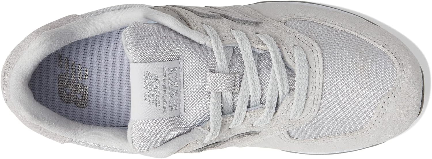 image:imageNew Balance Kids 574 V1 LaceUp Sneakers Casual ShoesSummer FogSilver Metallic