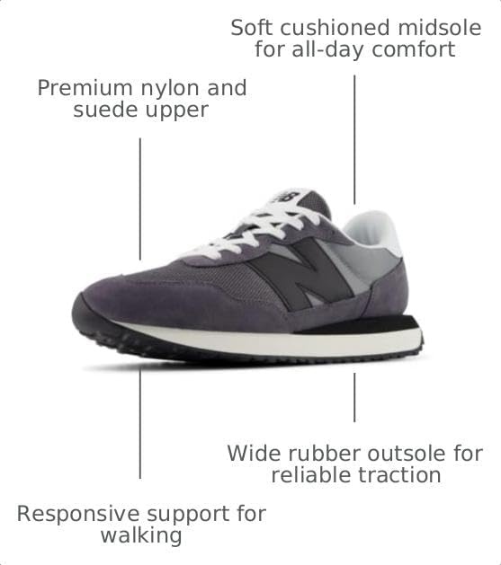 image:imageNew Balance Mens 237MagnetBlack