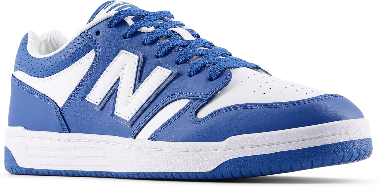 image:imageNew Balance Mens 480 V1 SneakersAqua SkyWhite