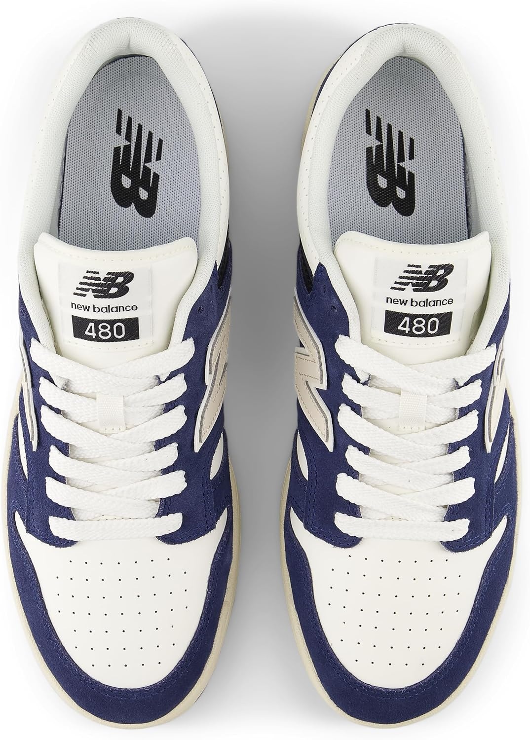 image:imageNew Balance Mens 480 V1 SneakersNb NavySea Salt