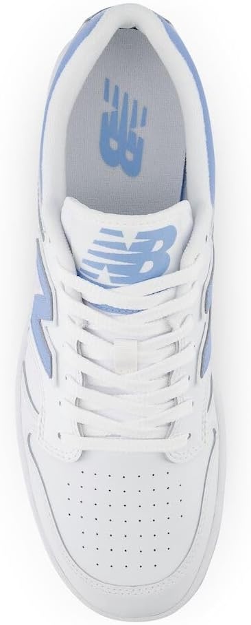 image:imageNew Balance Mens 480 V1 SneakersWhiteTeam CarolinaLight Aluminum