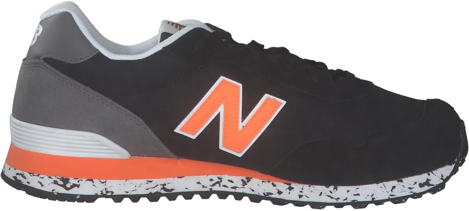 image:imageNew Balance Mens 515 Casual ShoesBlackVibrant Orange