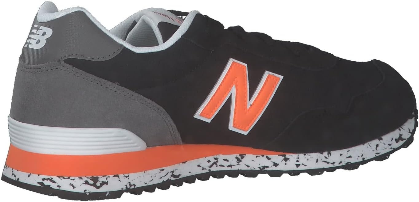 image:imageNew Balance Mens 515 Casual ShoesBlackVibrant Orange