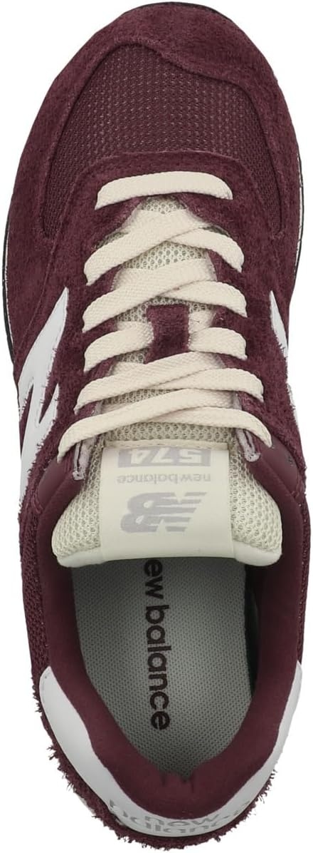 image:imageNew Balance Mens 574 Vulc SneakersClassic CrimsonWhiteAngora