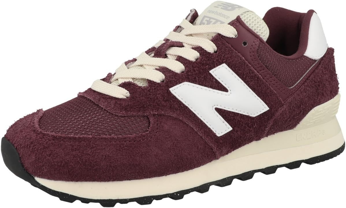 image:imageNew Balance Mens 574 Vulc SneakersClassic CrimsonWhiteAngora