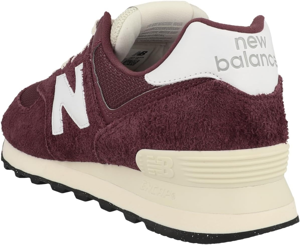 image:imageNew Balance Mens 574 Vulc SneakersClassic CrimsonWhiteAngora