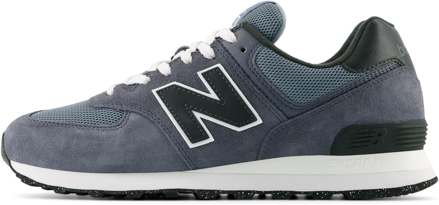 image:imageNew Balance Mens 574 Vulc SneakersDark Arctic GreyPhantom