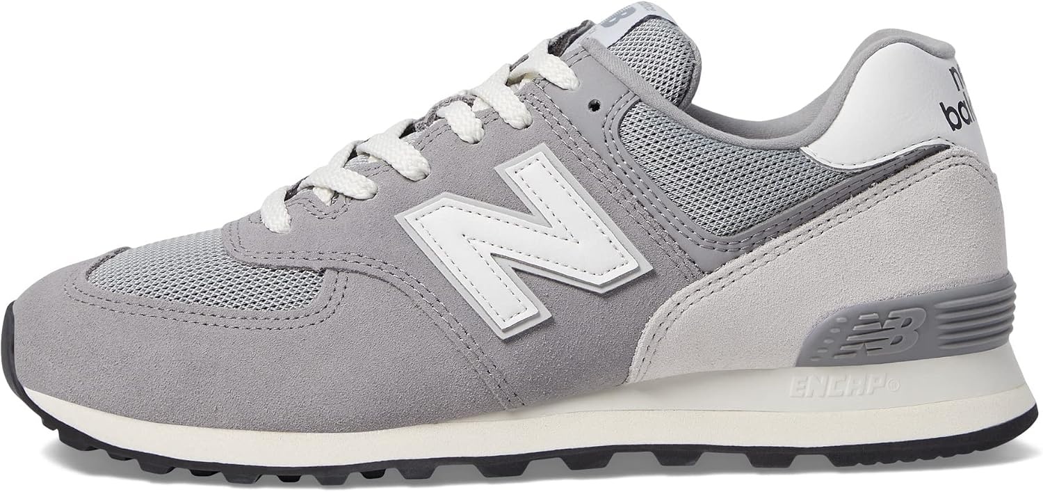 image:imageNew Balance Mens 574 Vulc SneakersGreyWhite