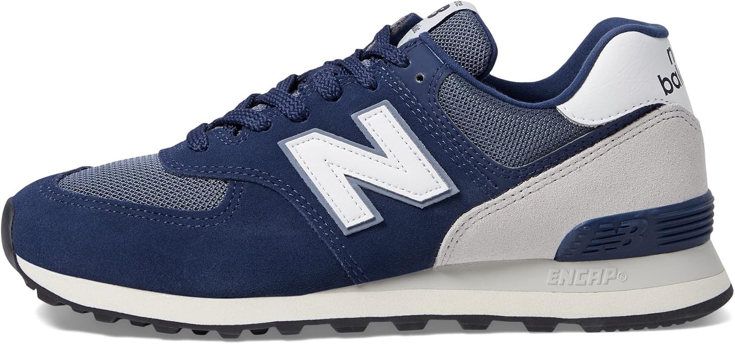 image:imageNew Balance Mens 574 Vulc SneakersNavyWhite