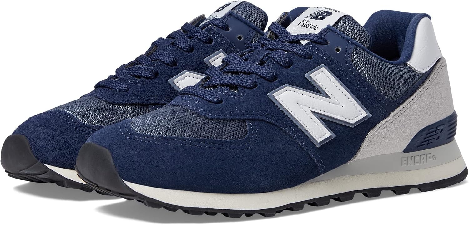 image:imageNew Balance Mens 574 Vulc SneakersNavyWhite