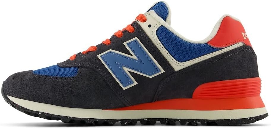 image:imageNew Balance Mens 574 Vulc SneakersPhantomBlue AgateBlast Red